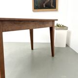 Solid walnut desk, 1950