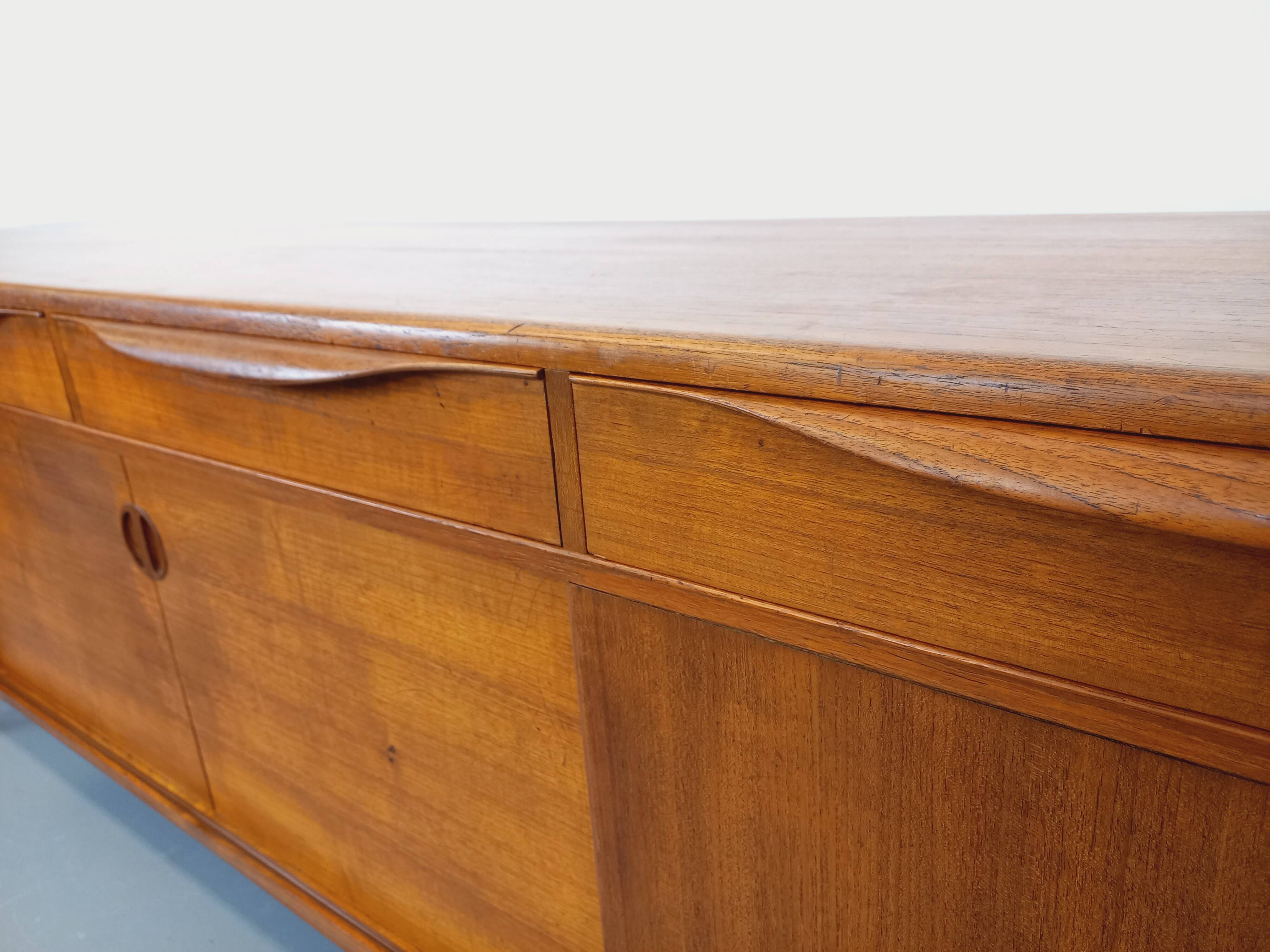 Vintage Scandinavian teak sideboard from the 60s, Johannes Andersen for Samcom