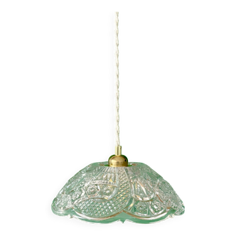 Vintage glass pendant light - tableware collection -