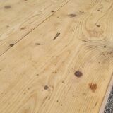 Old rustic farm table 2 drawers 1900s - 1m62