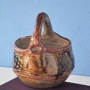 Old african culture berbere - Kabyle Clay Pottery Vessel early XX century