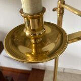 Floor lamp reader with articulated arm