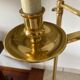 Floor lamp reader with articulated arm