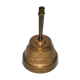 Clochette de table sainte agnès en bronze doré