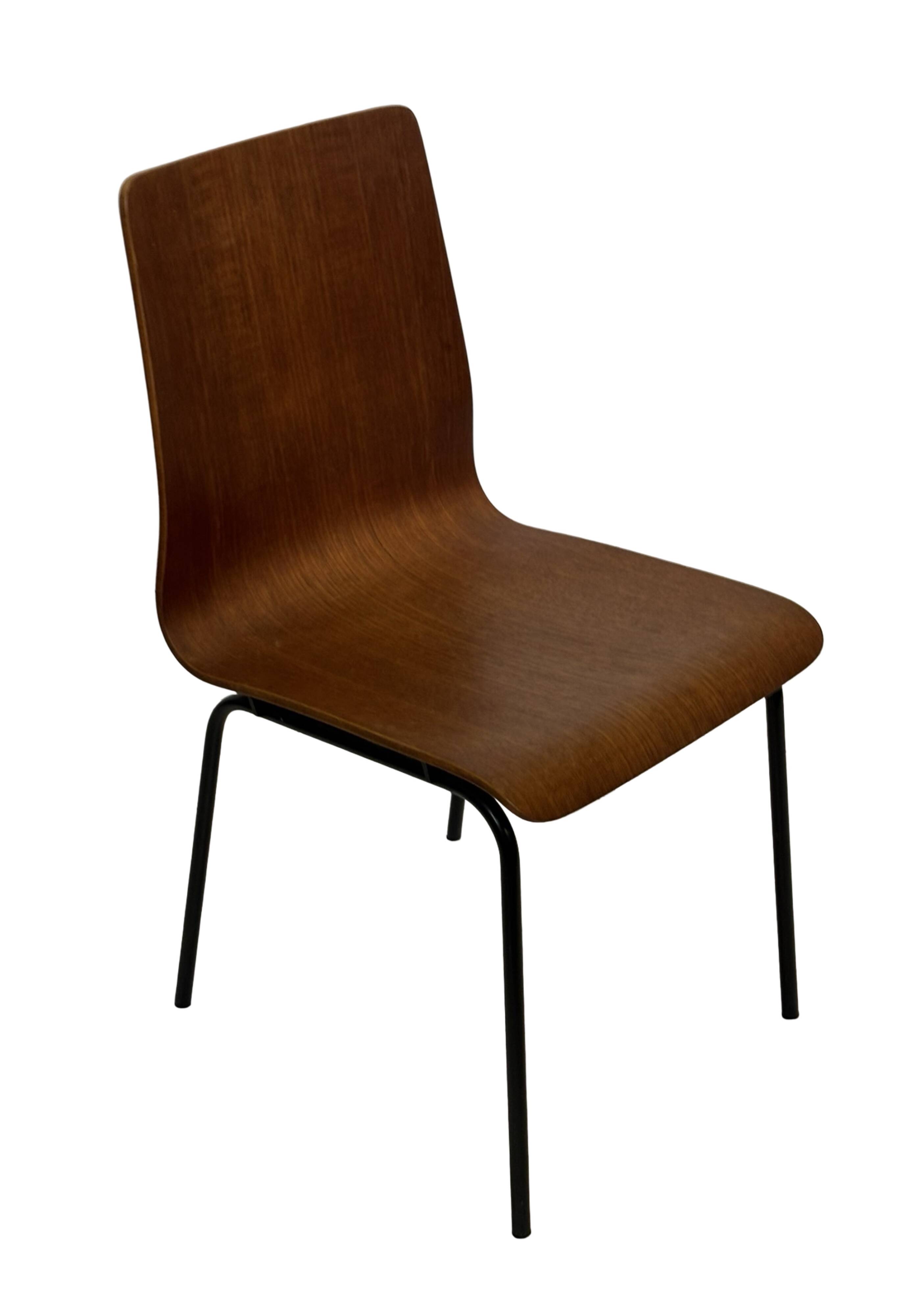 Vintage dining chair Friso Kramer for Auping 'Euroika' plywood design