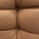 A set of 2 LIGNE ROSET brown corner togos.