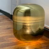 Ovoid golden glass lamp