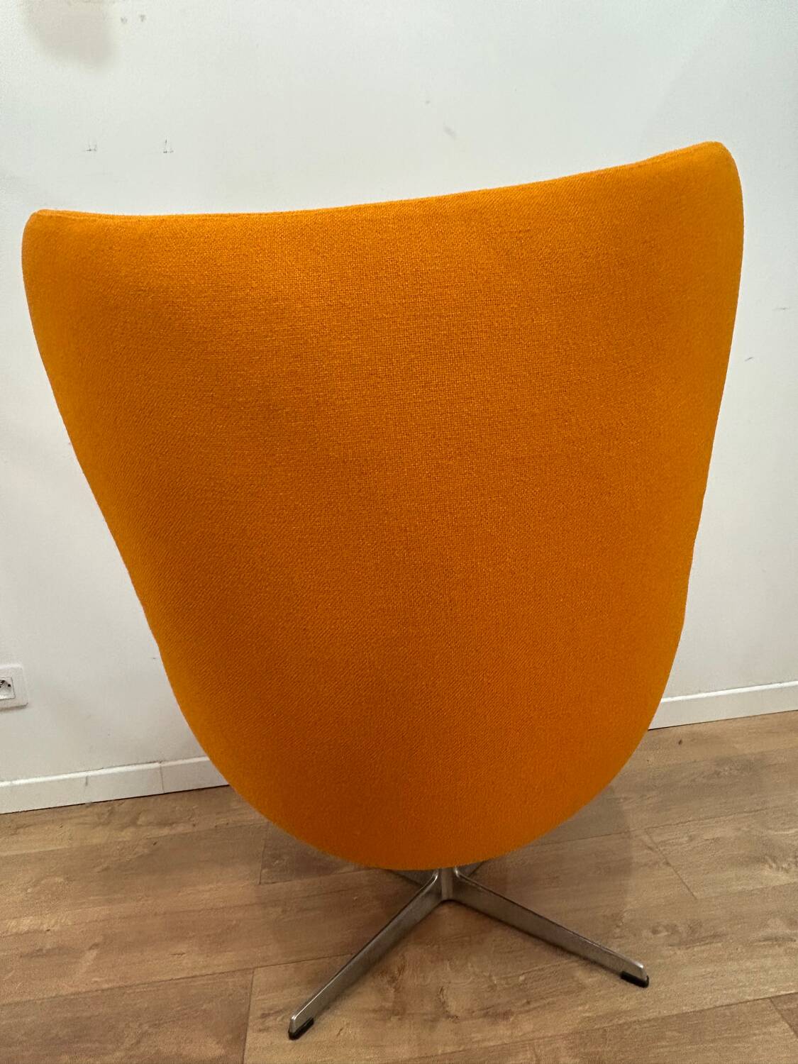 Orange Egg Chair by Arne Jacobsen