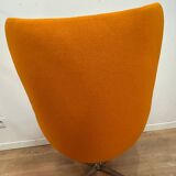 Orange Egg Chair by Arne Jacobsen