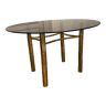 Dining table, fake golden bamboo, 1970s