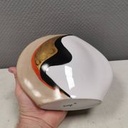 Vase with a motif, in an abstract style.