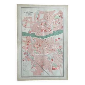 Map of Angers