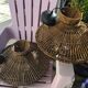 Vintage rattan suspension