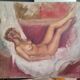 Reverie - pastel attributed to charles vasnier (1873 - 1961)