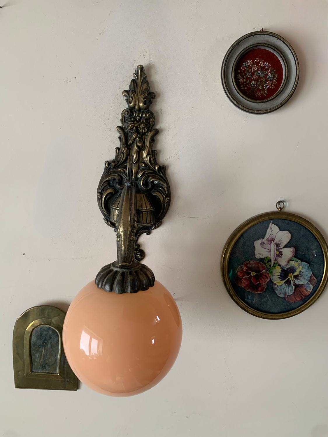 Pair of antique wall sconces