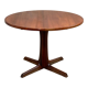 Scandinavian extendable round table in teak Gudme edition