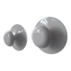 Pair of vintage "Funnel" wall lights, white lacquered metal, by Vibia Spain 2000