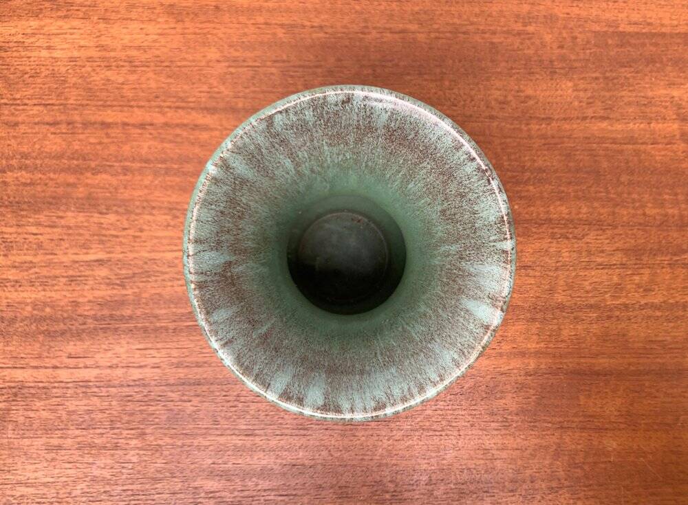 German Art Deco ceramic vase by Jasba, 1940s