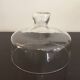 old large bell - blown glass - cheese cakes tart - vintage