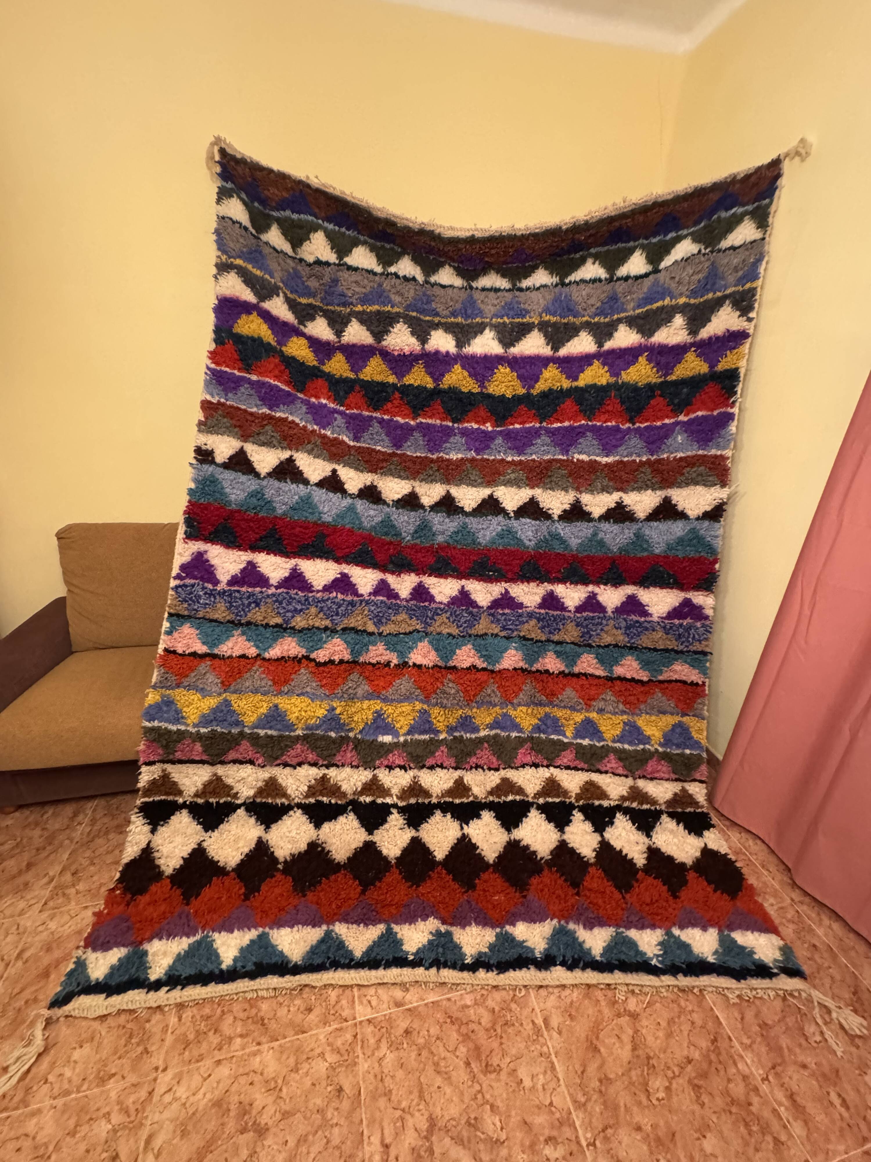 Handmade Berber wool rug 300X200 cm