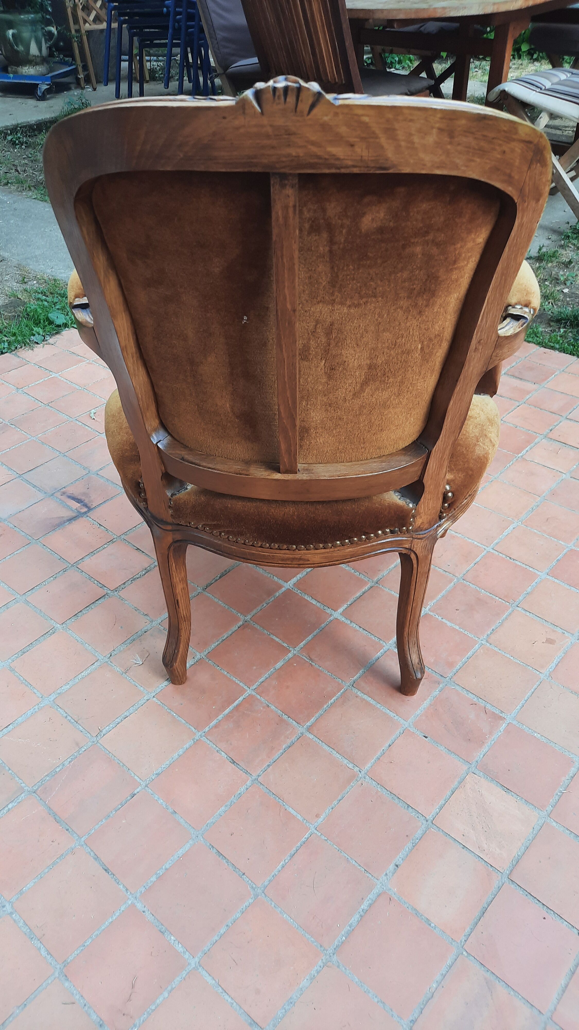 Voltaire style armchair