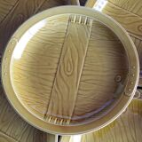 8 vintage gien flat plates
