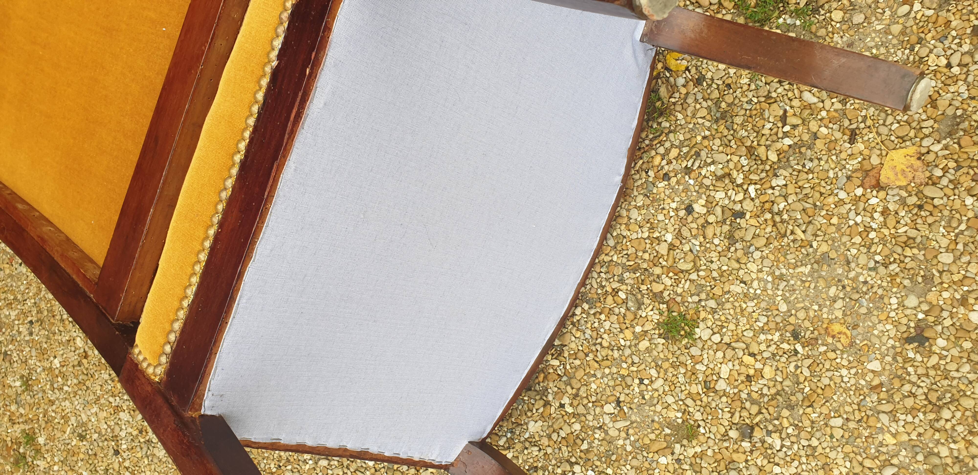 19th century restoration armchair