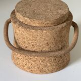 Vintage 60s design cork ice cube tray