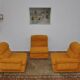 Corduroy modular sofa, 1970s, set of 3