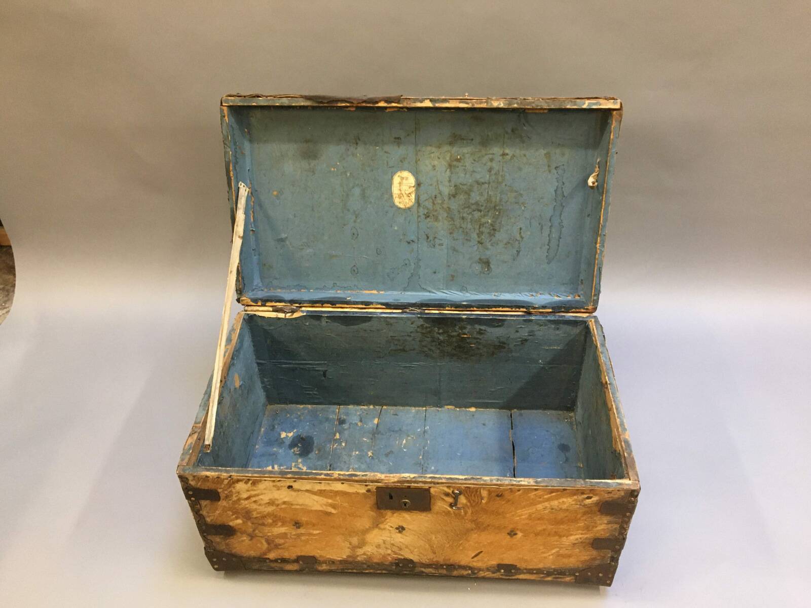 19th Century Studded Trunk