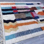 Authentic Moroccan wool rug handwoven, 250x150 cm