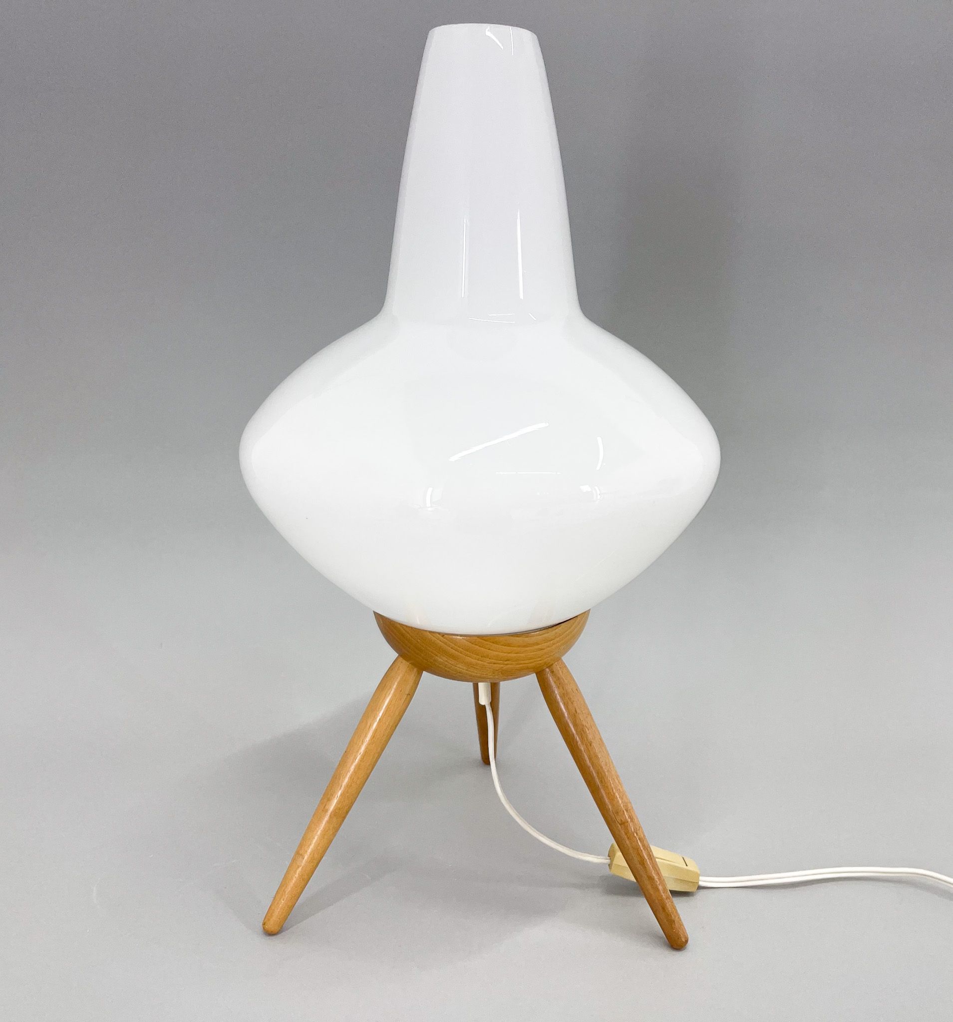 Midcentury Space Age Table Lamp "rocket" by ÚLUV, 1960s