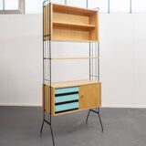 Etagère avec caisson de rangement, années 60