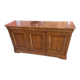 Cherry wood sideboard with 3 doors and 3 drawers