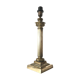 Pied de lampe ancien colonne en bronze