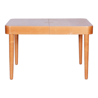 Mid-Century Ash Dining Table, Made by ULUV, Revived Polish, Czechia, 1950s