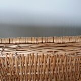 Wicker crate, very large basket