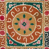Vintage Turkish hand-knotted rug 130x136 cm