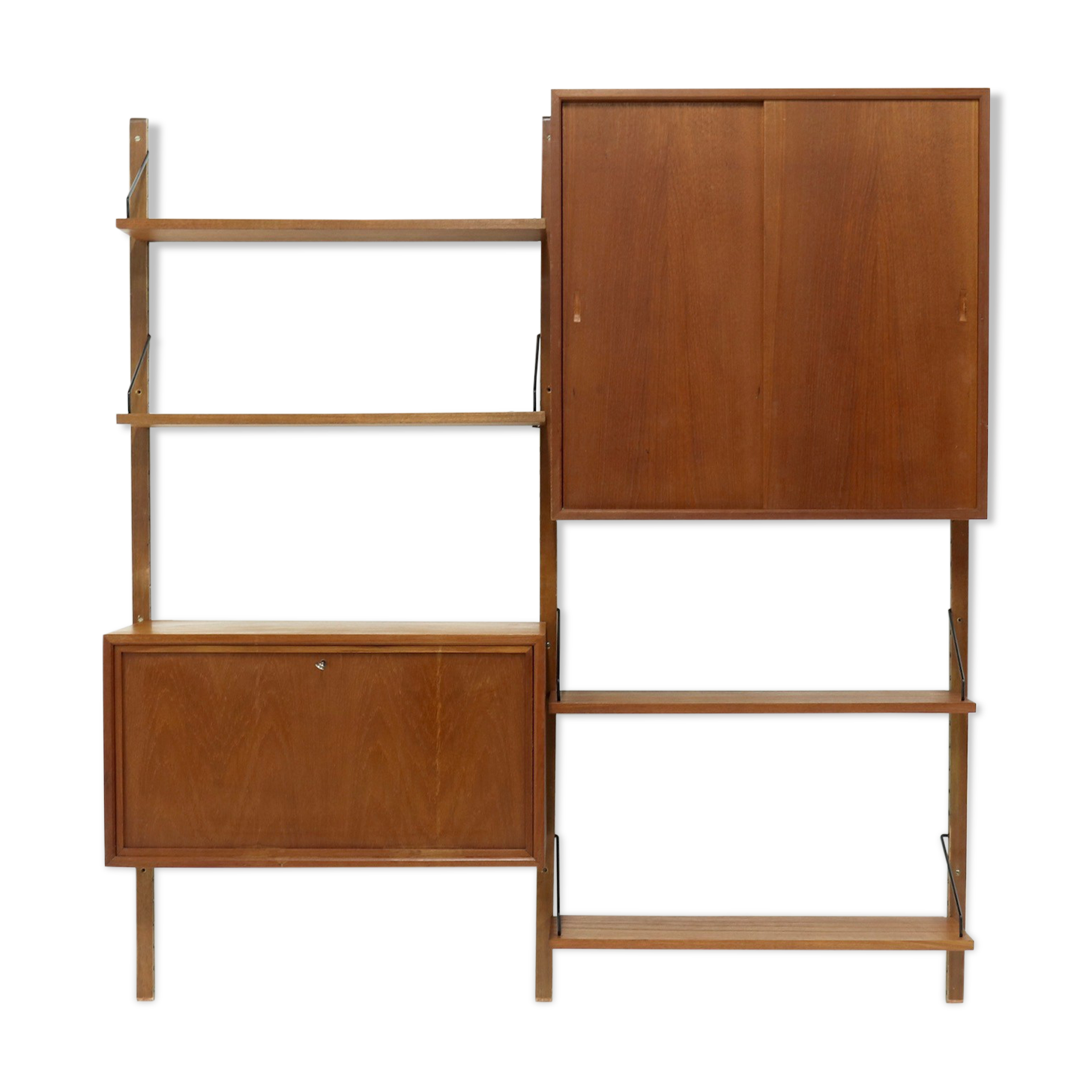 Royal system teak wall unit by Poul Cadovius for Cado Denmark, 1960's
