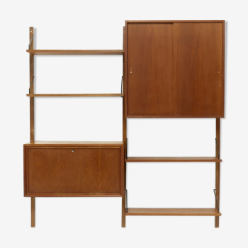 Royal system teak wall unit by Poul Cadovius for Cado Denmark, 1960's