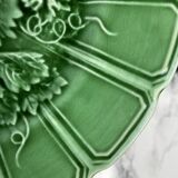 Sarreguemines grape barbotine dessert plates