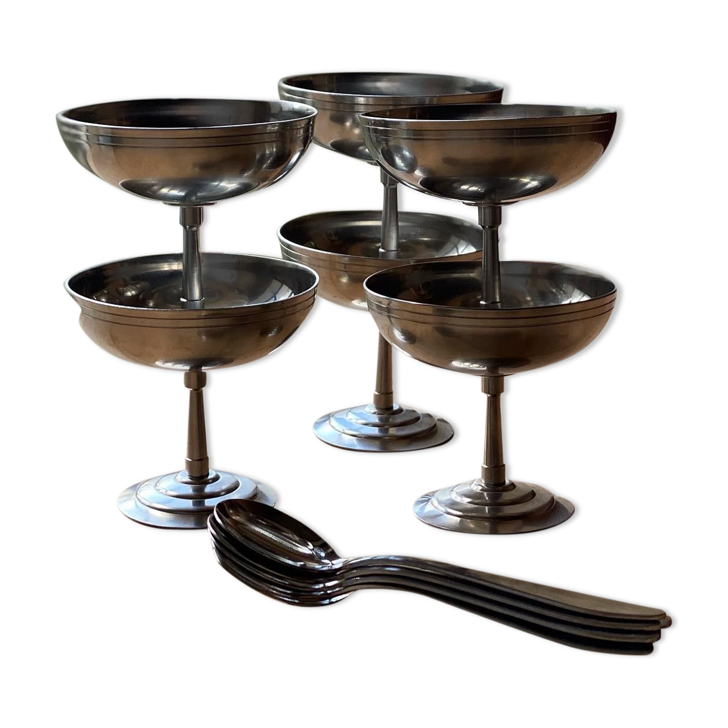 6 Letang Remy ice cream cups