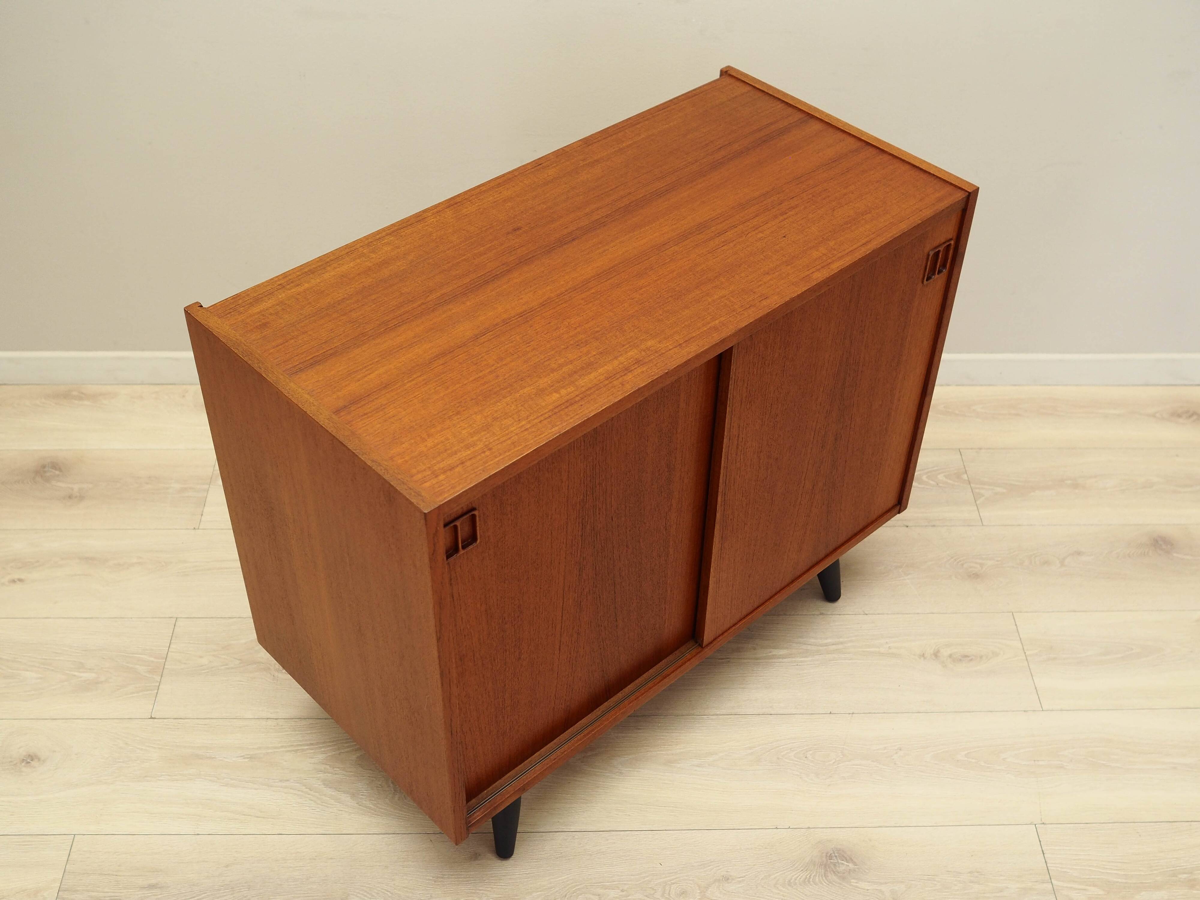 Teak cabinet, Danish design, 1970s, production: Denmark