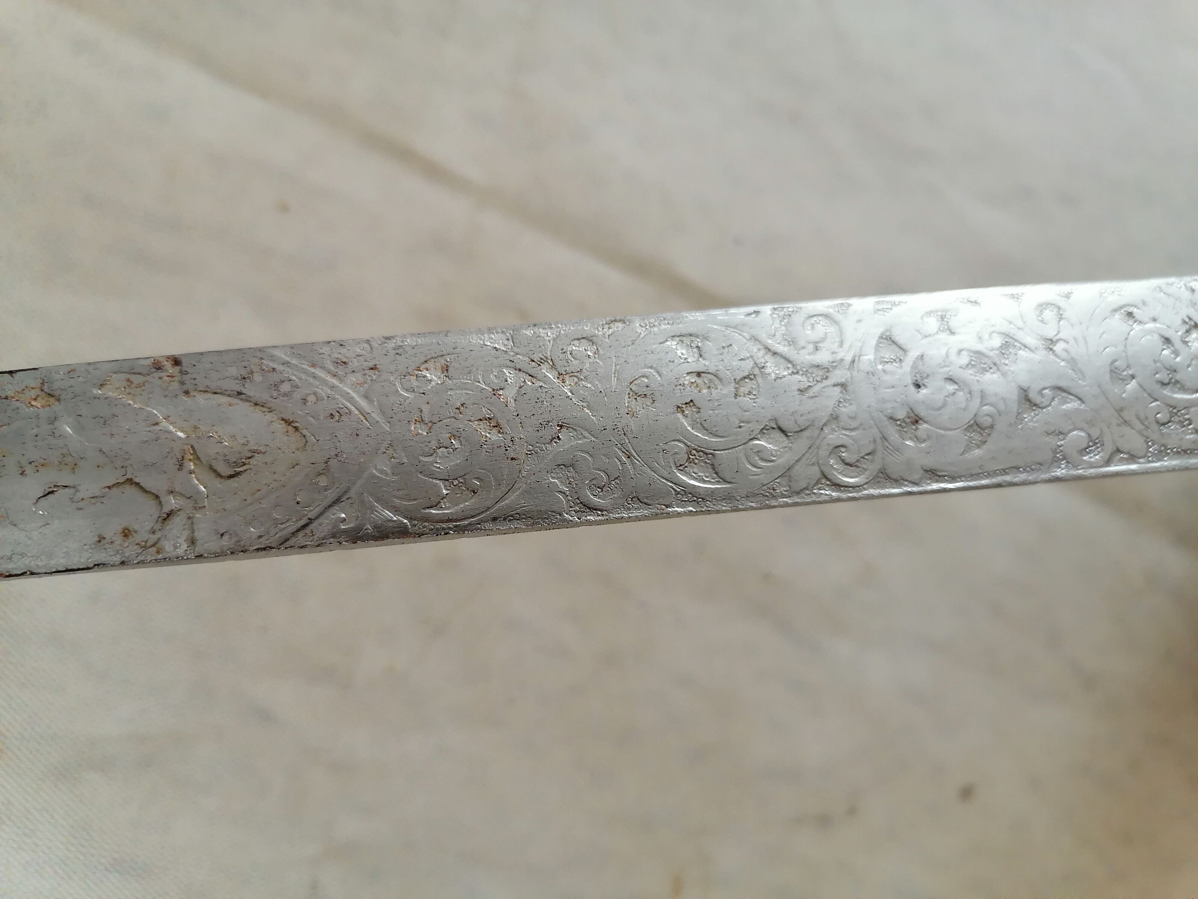 Ashtray sword metal 1960