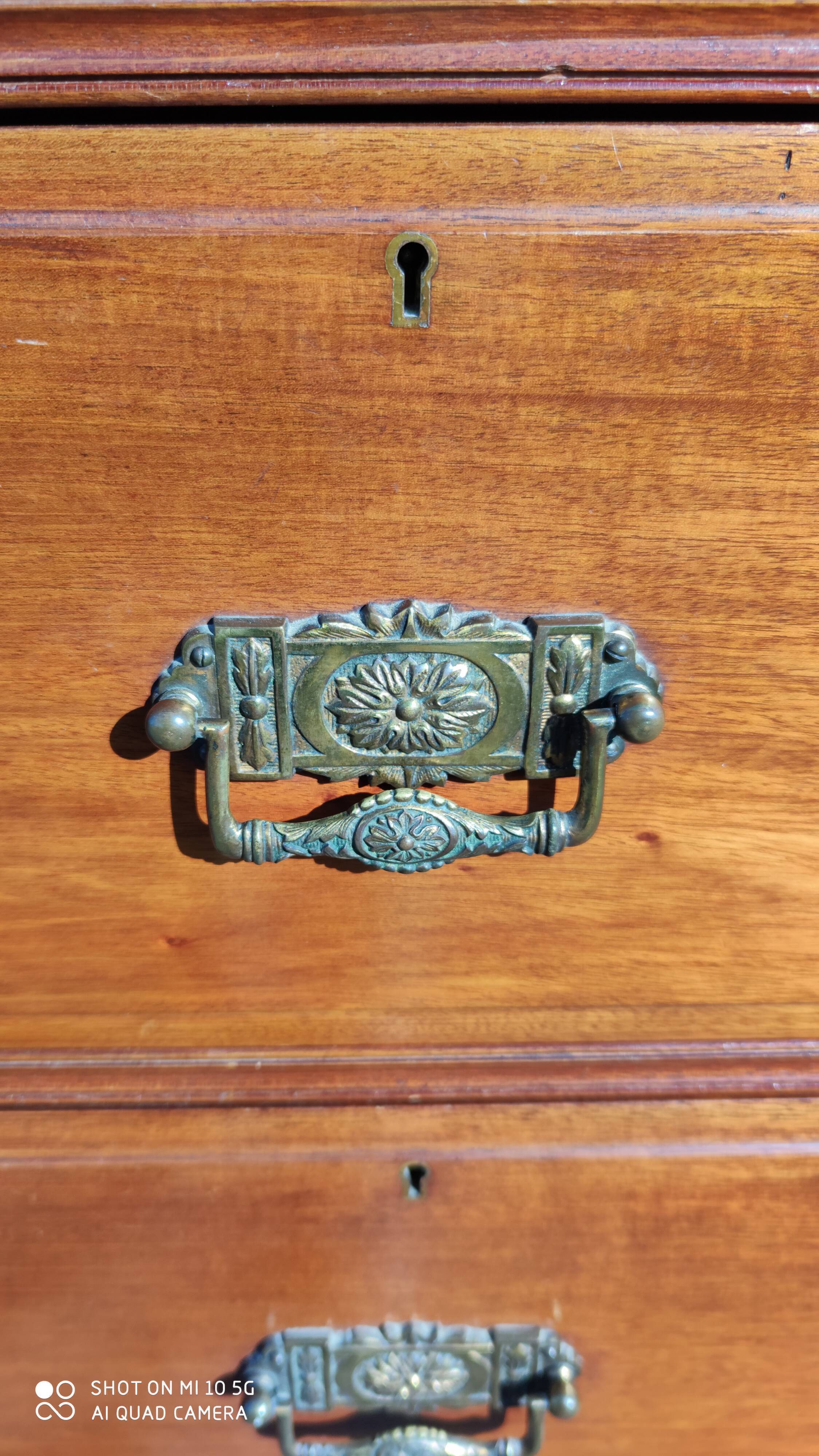 English mahogany wardrobe circa 1920