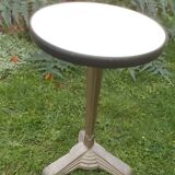 Round bistro table foot cast iron art deco