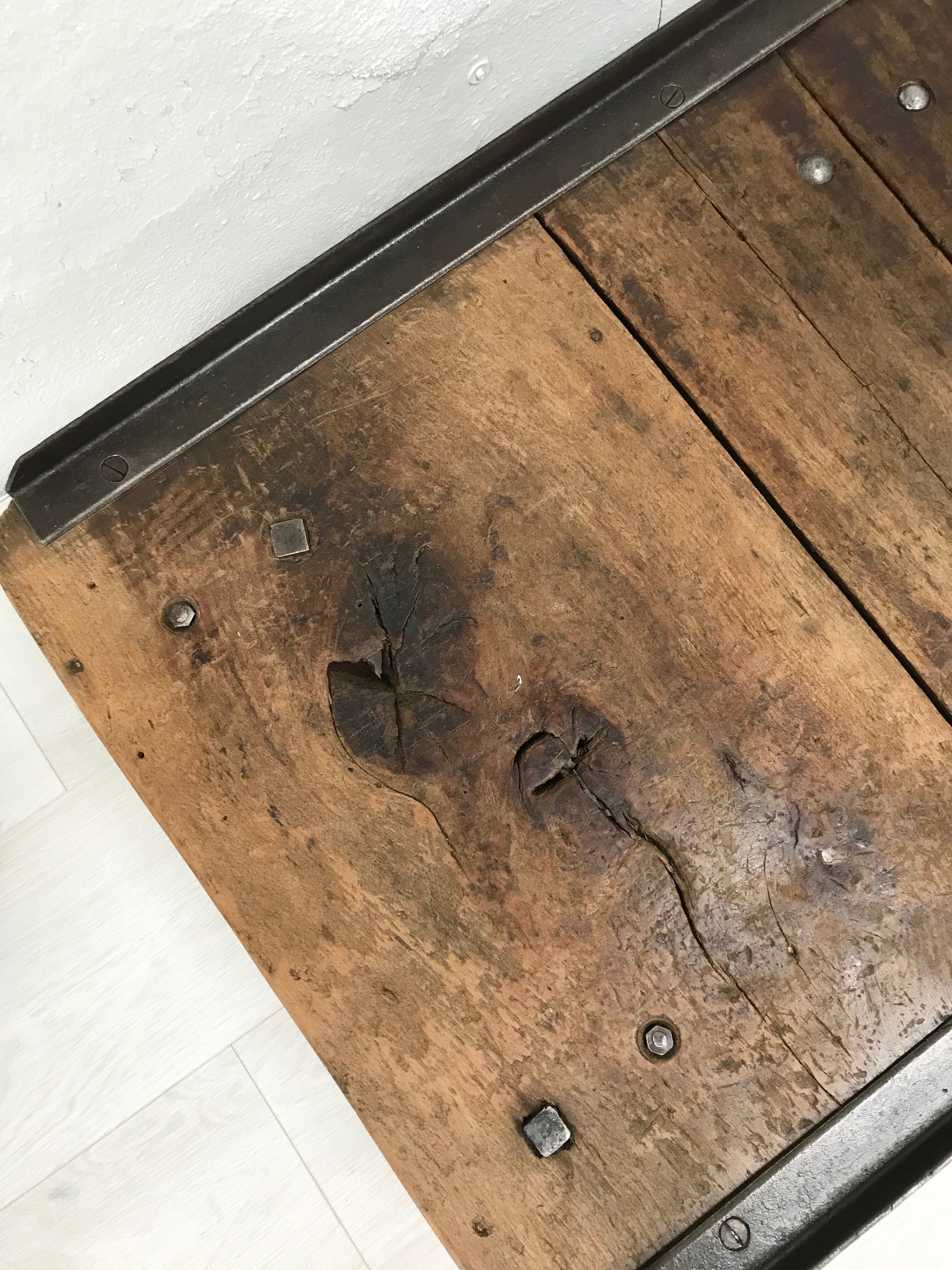 Industrial coffee table