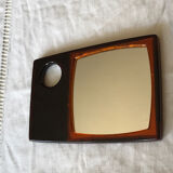 Travel barber mirror