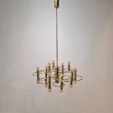 Mid Century Chandelier Designed by  Sciolari, 1970's