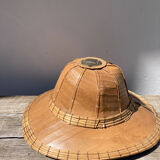 Colonial bamboo hat 70s wall decoration